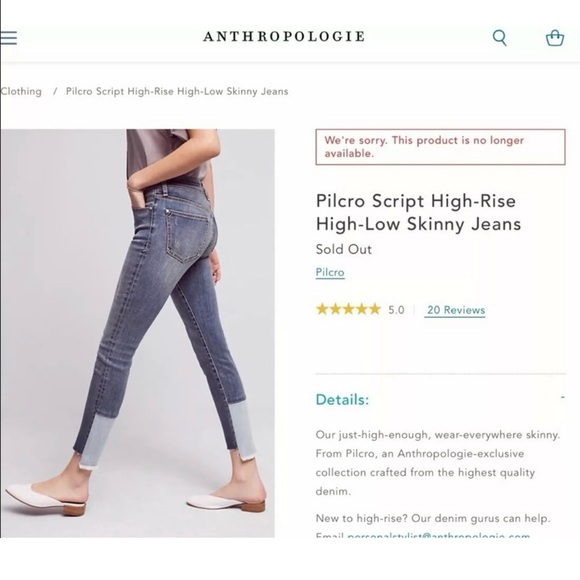 Anthropologie Pilcro Patchwork Step Hem Fringe Hem Distressed Skinny Jeans - Picture 15 of 15